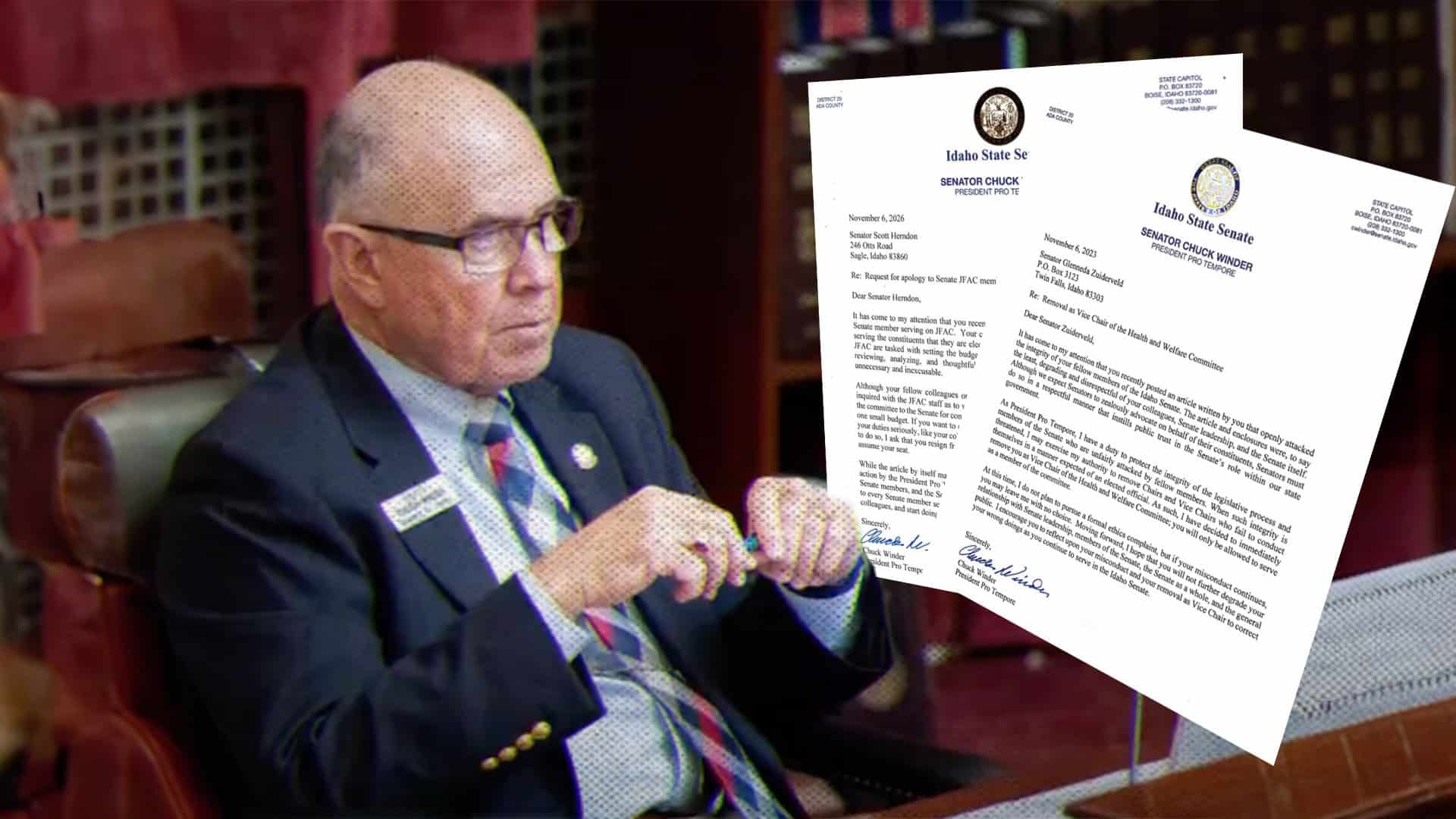 Chuck Winder Attacks Freedom Caucus